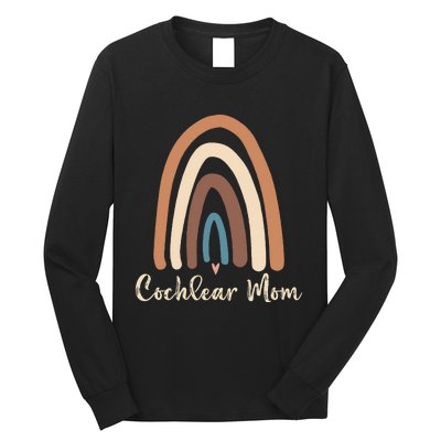 Cochlear Mom Cute Deaf Pride Cochlear Implant Awareness Long Sleeve Shirt