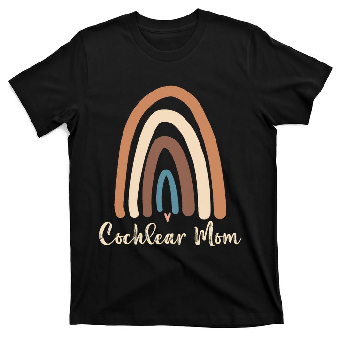 Cochlear Mom Cute Deaf Pride Cochlear Implant Awareness T-Shirt