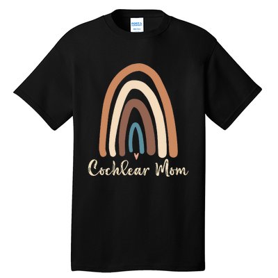 Cochlear Mom Cute Deaf Pride Cochlear Implant Awareness Tall T-Shirt