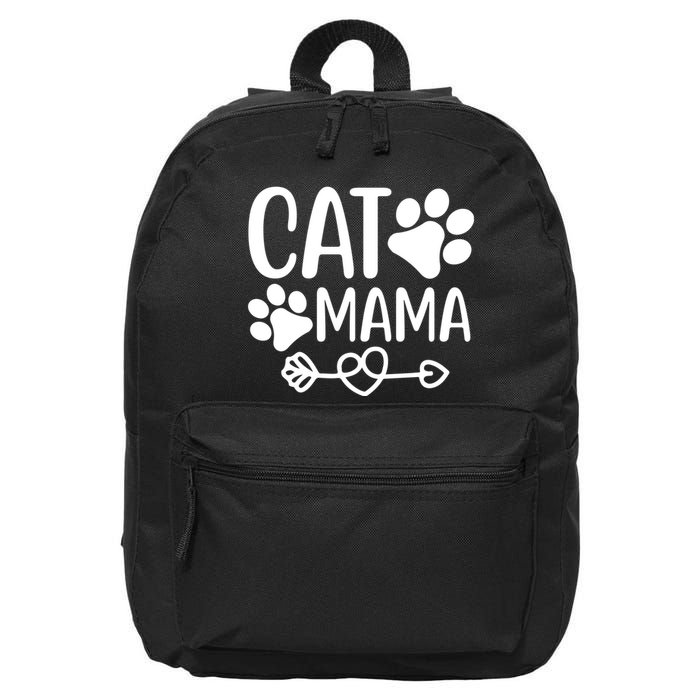 Cat Mama 16 in Basic Backpack