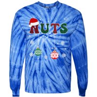 Christmas Matching Couple Family Chestnuts Gift Tie-Dye Long Sleeve Shirt