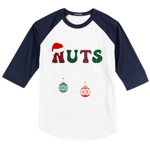 Christmas Matching Couple Family Chestnuts Gift Baseball Sleeve Shirt