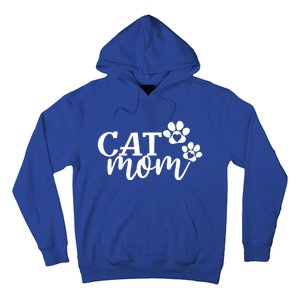 Cat Mom Cat Paws Cat Lover Funny Cute Cat Great Gift Hoodie