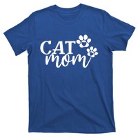 Cat Mom Cat Paws Cat Lover Funny Cute Cat Great Gift T-Shirt