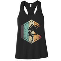 Climbing Mountaineering Climber Athletes Mountain Rock Women's Racerback Tank