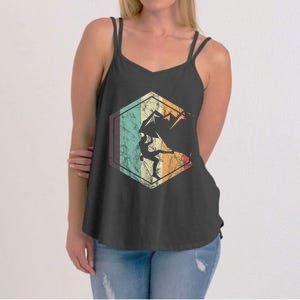 Climbing Mountaineering Climber Athletes Mountain Rock Women's Strappy Tank