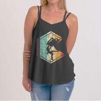 Climbing Mountaineering Climber Athletes Mountain Rock Women's Strappy Tank