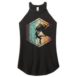 Climbing Mountaineering Climber Athletes Mountain Rock Women's Perfect Tri Rocker Tank