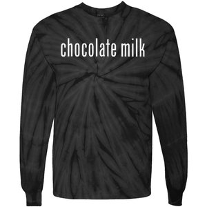 CHOCOLATE MILK COSTUME HALLOWEEN PRETEND I'M CHOCOLATE MILK Tie-Dye Long Sleeve Shirt