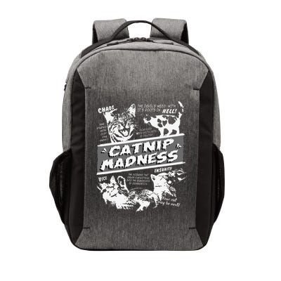 Catnip Madness Cute Kitten Funny Cat Pet Humor Vector Backpack