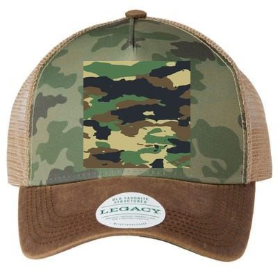 Camo Military Legacy Tie Dye Trucker Hat