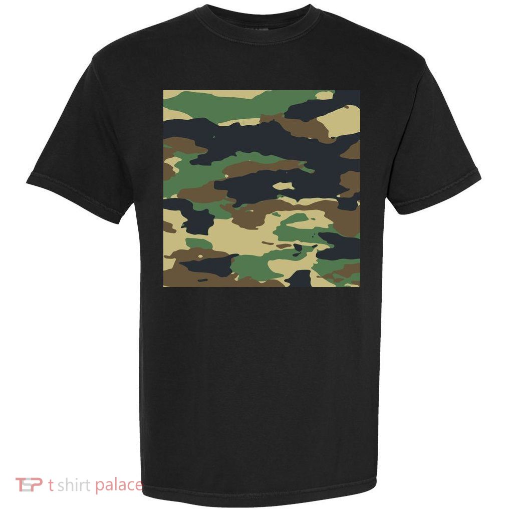 Camo Military Garment-Dyed Heavyweight T-Shirt