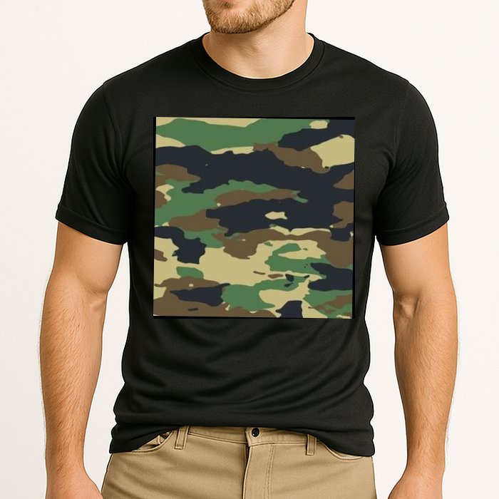 Camo Military Cooling Performance Crew T-Shirt