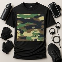 Camo Military Cooling Performance Crew T-Shirt