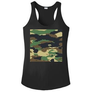 Camo Military Ladies PosiCharge Competitor Racerback Tank