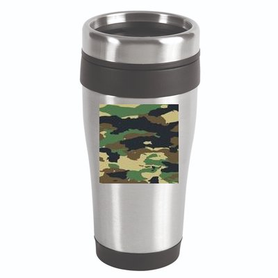 Camo Military 16oz Travel Tumbler