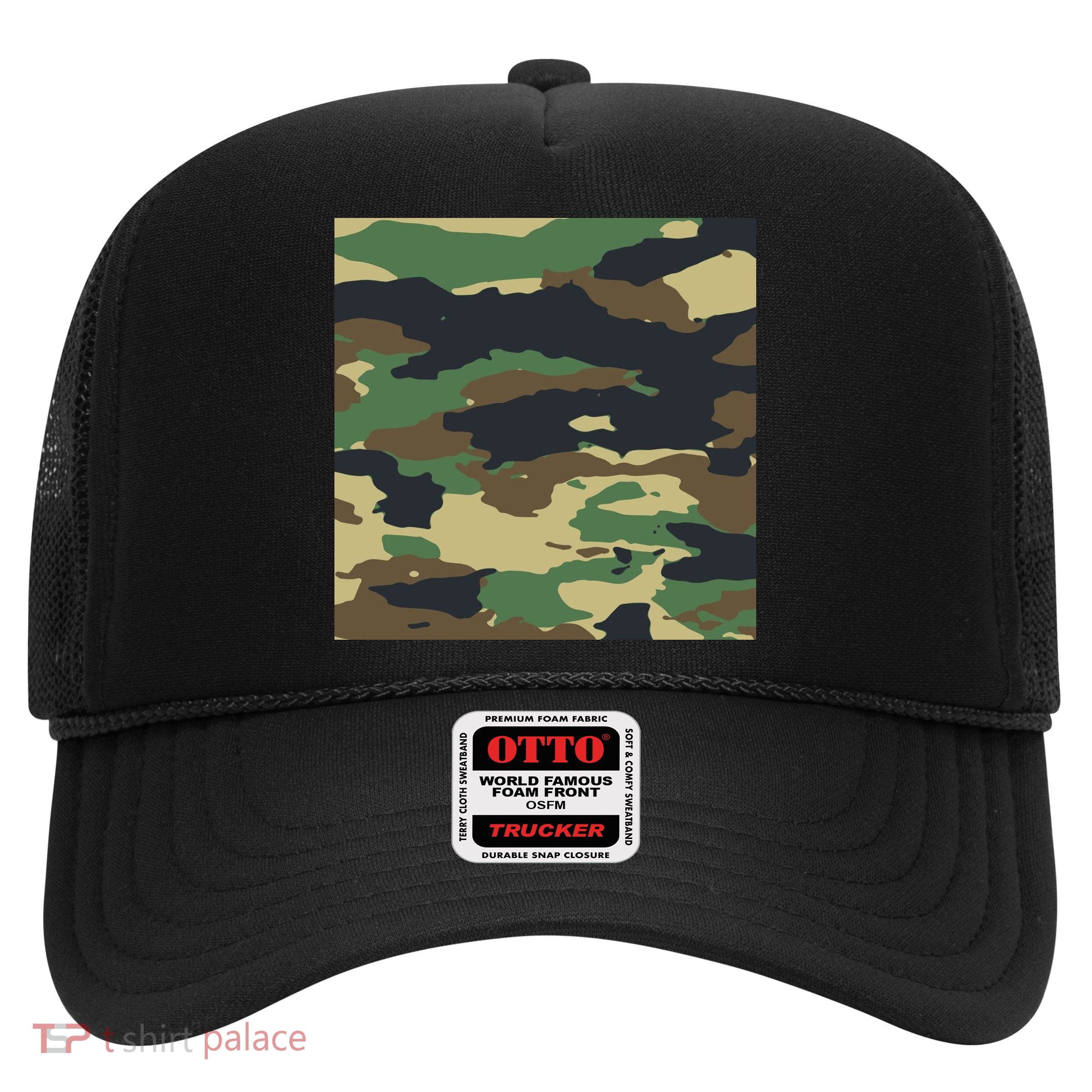 Camo Military Trucker Hat
