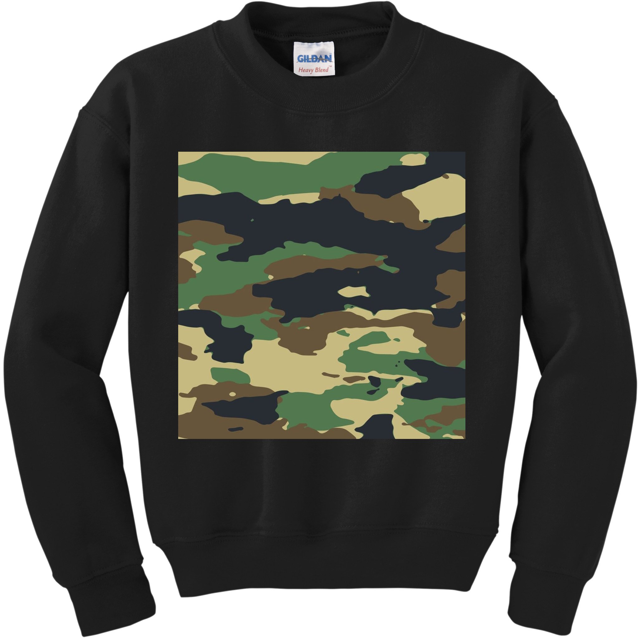 Camo Military Kids Sweatshirt