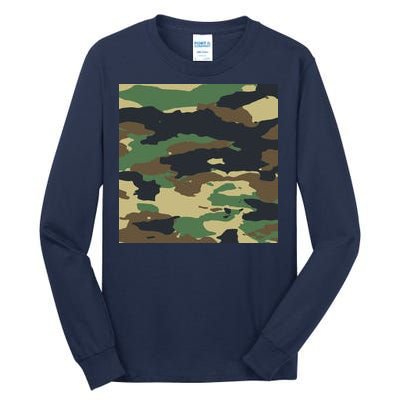 Camo Military Tall Long Sleeve T-Shirt