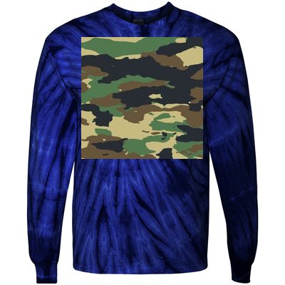 Camo Military Tie-Dye Long Sleeve Shirt