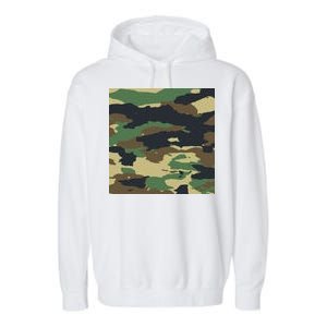 Camo Military Garment-Dyed Fleece Hoodie