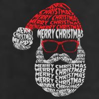 Cool Merry Christmas Text Art Santa Claus Adult Drive Performance Visor