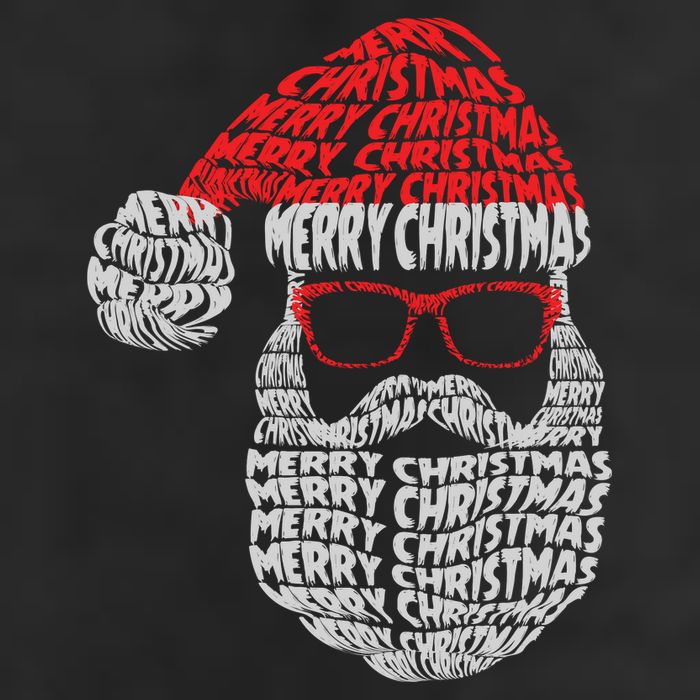 Cool Merry Christmas Text Art Santa Claus Adult Drive Performance Visor