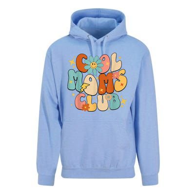 Cool Moms Club Groovy Retro Funny Mothers Day New Mom Unisex Surf Hoodie