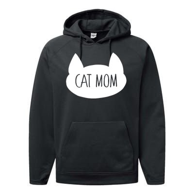 Cat Mom Performance Fleece Hoodie