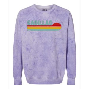 Cadillac Michigan Colorblast Crewneck Sweatshirt