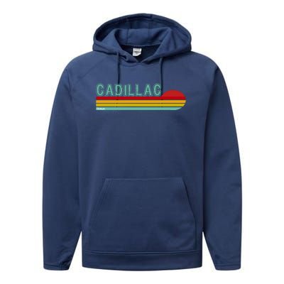 Cadillac Michigan Performance Fleece Hoodie