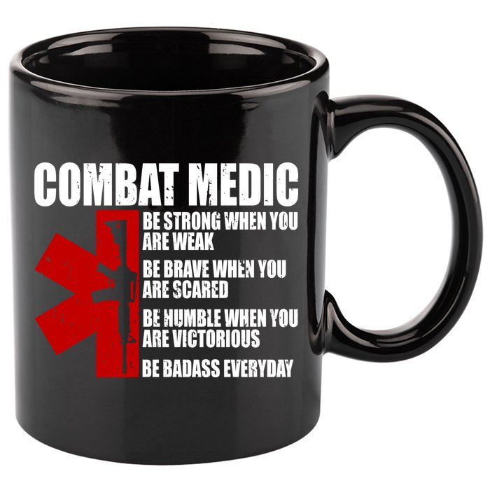 Combat Medic 11oz C Handle Ceramic Mug