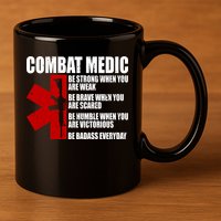 Combat Medic 11oz C Handle Ceramic Mug