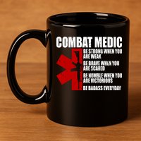 Combat Medic 11oz C Handle Ceramic Mug