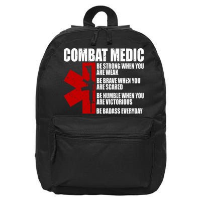 Combat Medic 16 in Basic Backpack