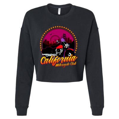 California Motorcycle Club Cropped Pullover Crew