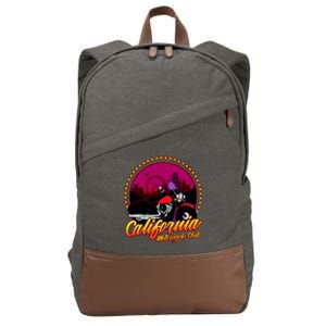 California Motorcycle Club Cotton Canvas Backpack