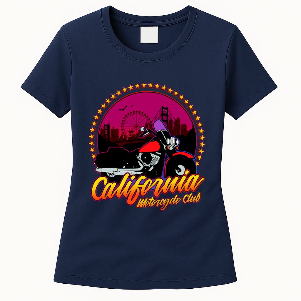 California Motorcycle Club Womens T-Shirt
