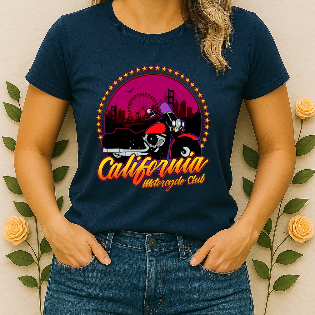 California Motorcycle Club Womens T-Shirt