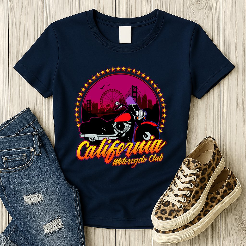 California Motorcycle Club Womens T-Shirt