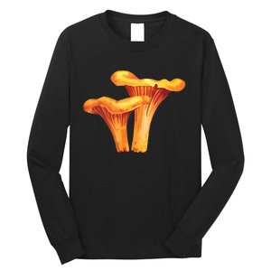 Chanterelle Mushroom Long Sleeve Shirt