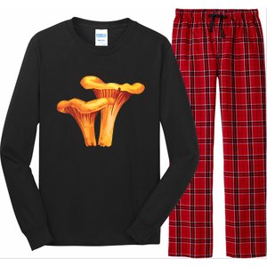 Chanterelle Mushroom Long Sleeve Pajama Set