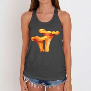 Chanterelle Mushroom Women's Knotted Racerback Tank