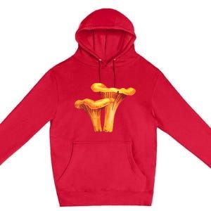 Chanterelle Mushroom Premium Pullover Hoodie