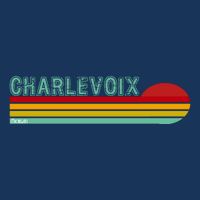 Charlevoix Michigan Flat Bill Trucker Hat