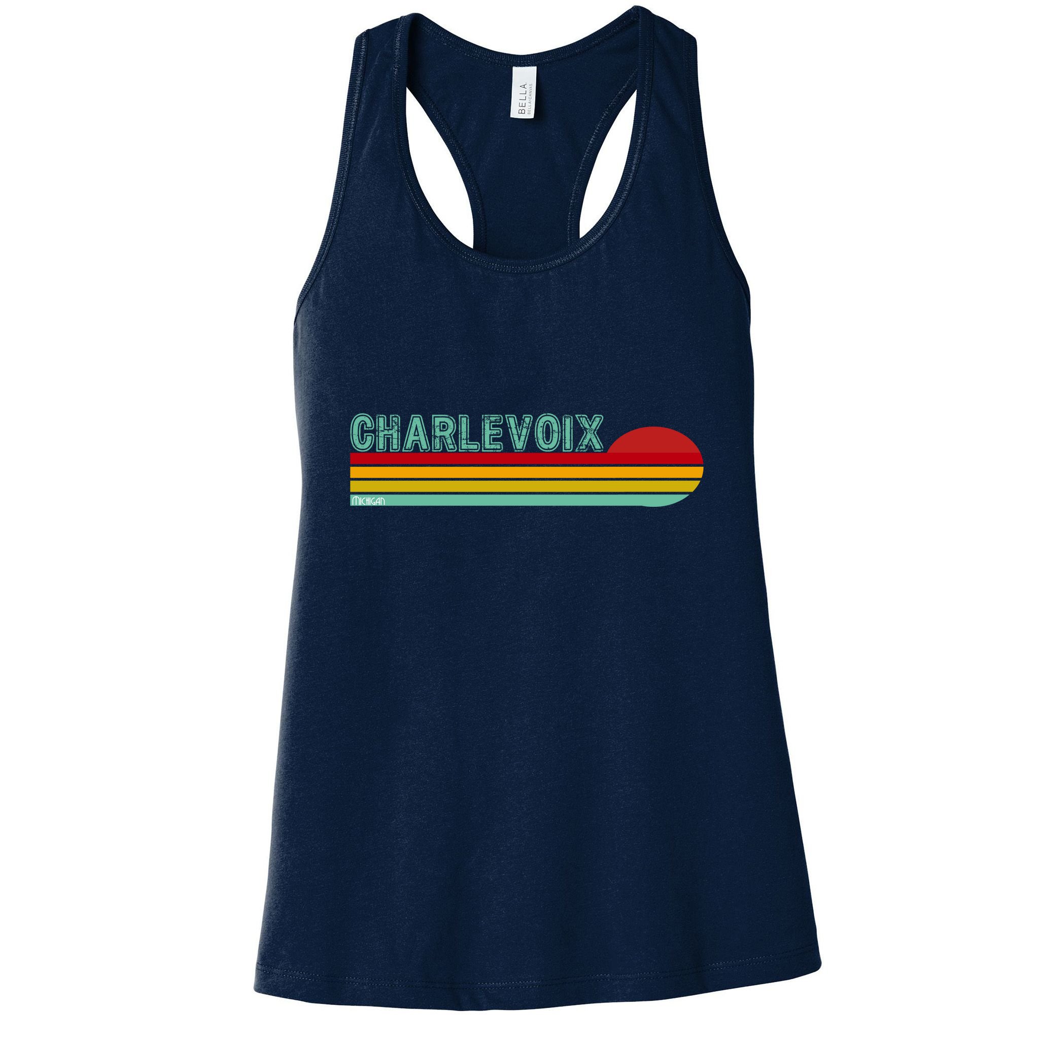 Charlevoix Michigan Womens Tank Top