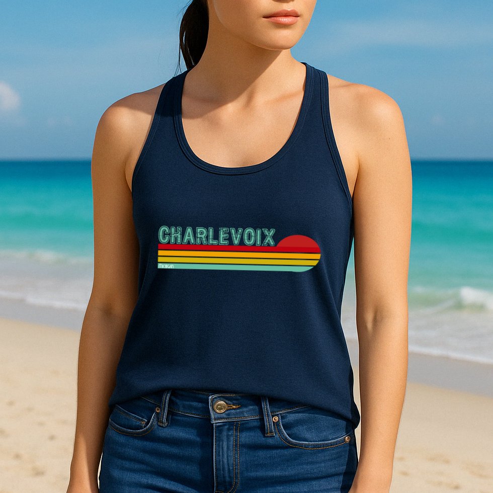 Charlevoix Michigan Womens Tank Top