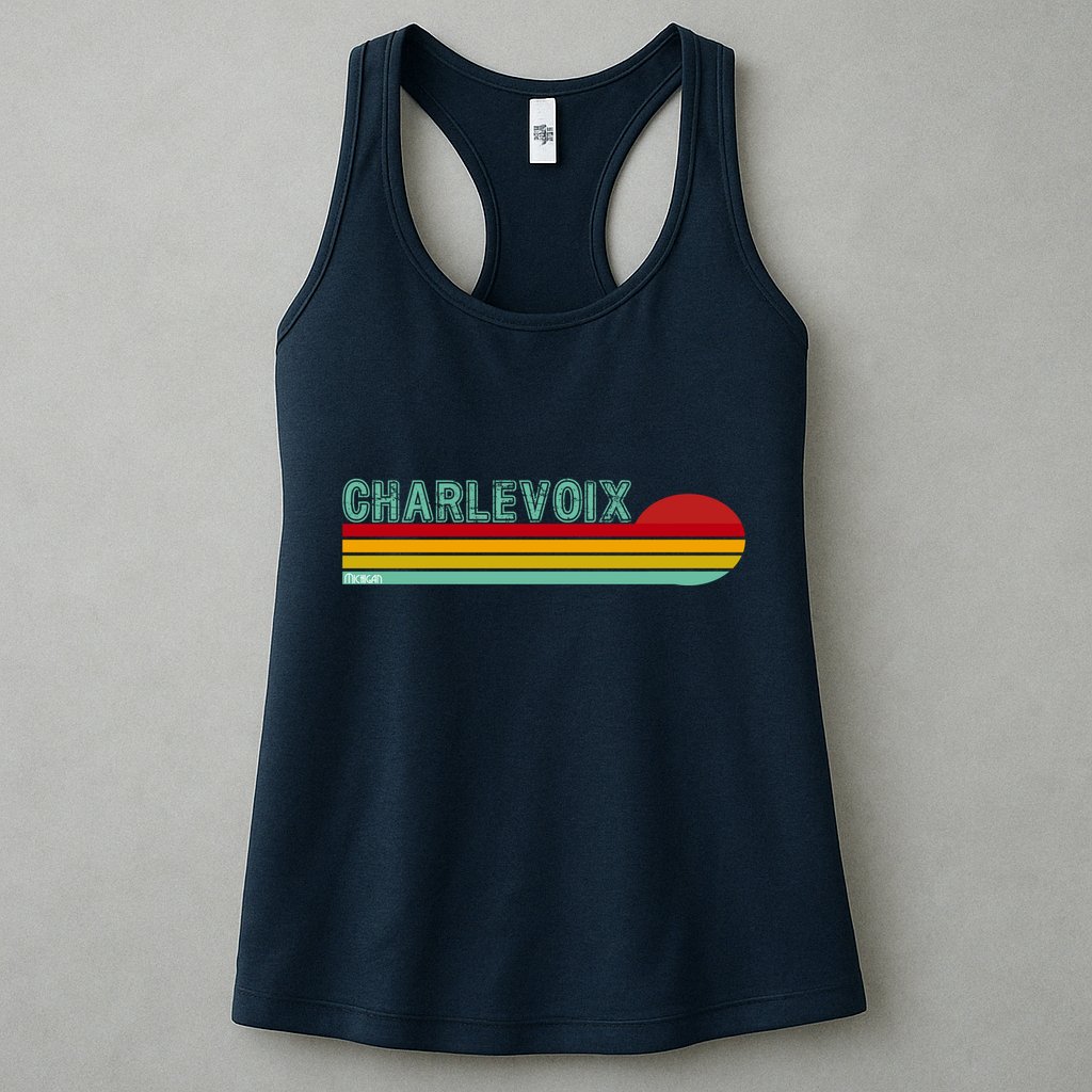 Charlevoix Michigan Womens Tank Top