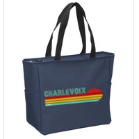 Charlevoix Michigan Zip Tote Bag