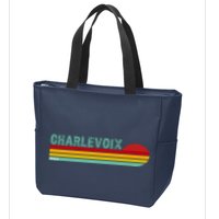 Charlevoix Michigan Zip Tote Bag